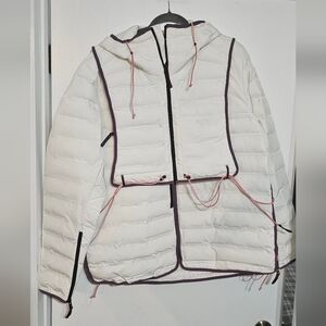 The North Face Men's A68A Woven 50/50 Jacket Khaki White Size Large  NWT